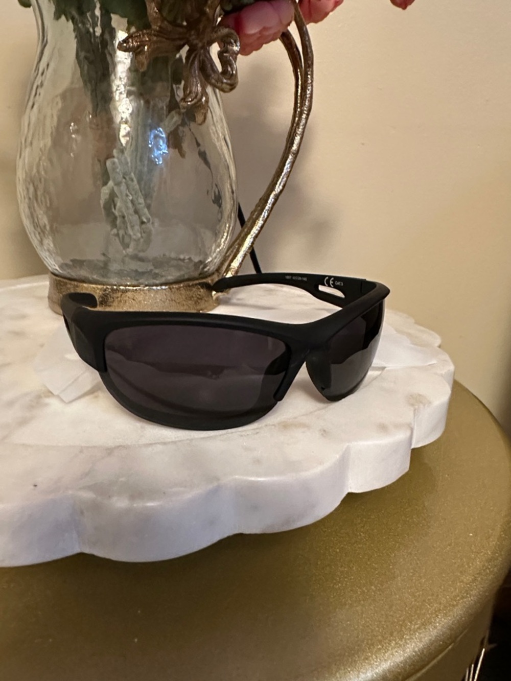 Men's Black Sport Sunglasses - Unbranded